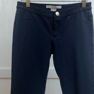 LC Lauren Conrad Navy Blue Mid-Rise Skinny Ankle Pants Women's Size 2 Stretch